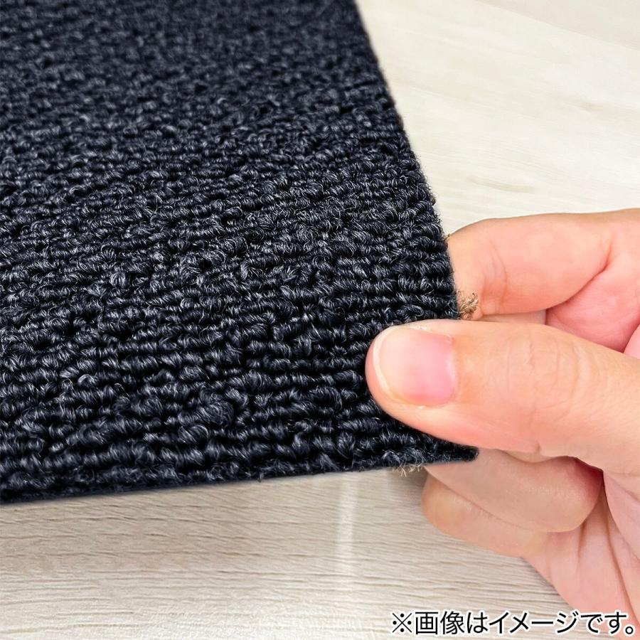 ニトリ 3帖 洗えるタイルカーペット 24枚セット (WY001 NV 50X50