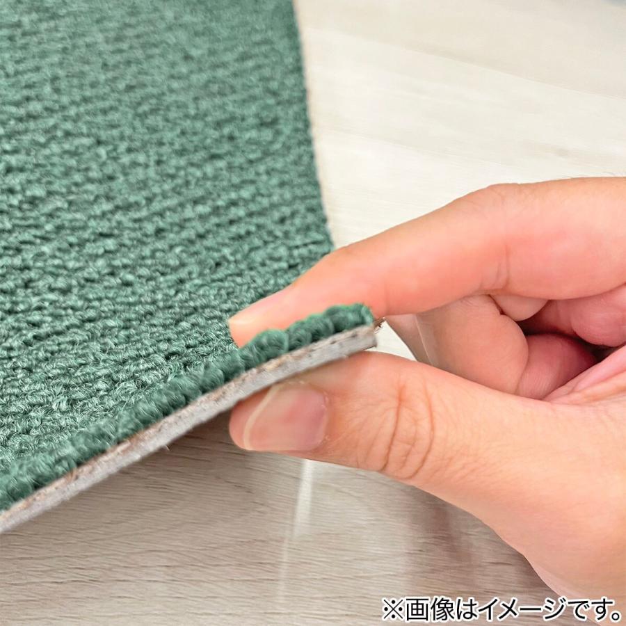 ニトリ（NITORI） 8帖 洗えるタイルカーペット 64枚セット (WY001 GGR