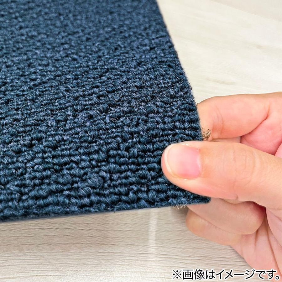 ニトリ（NITORI） 8帖 洗えるタイルカーペット 64枚セット (WY001 BL