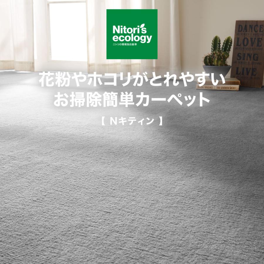 ニトリ（NITORI） 防音・防ダニ・抗菌防臭・防炎・消臭カーペット(N