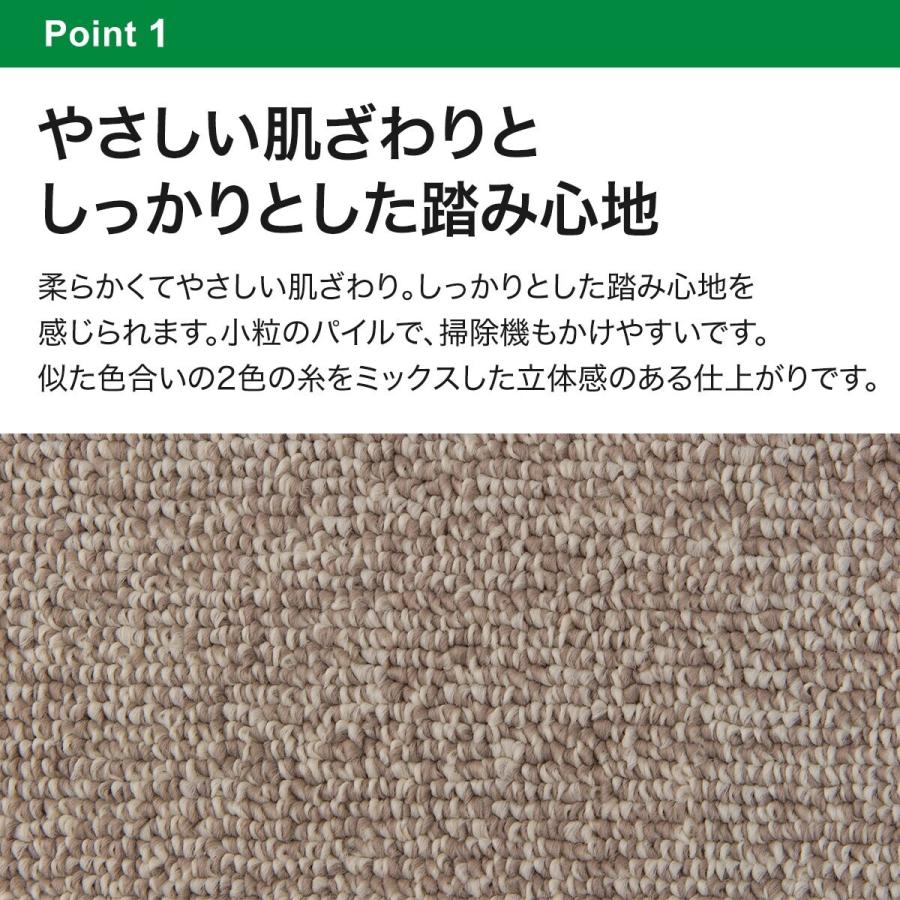 防音・防炎・抗菌防臭・防ダニカーペット(Nオーネスト LMO 4.5畳) ラグ 江戸間 ニトリ｜nitori-net｜07