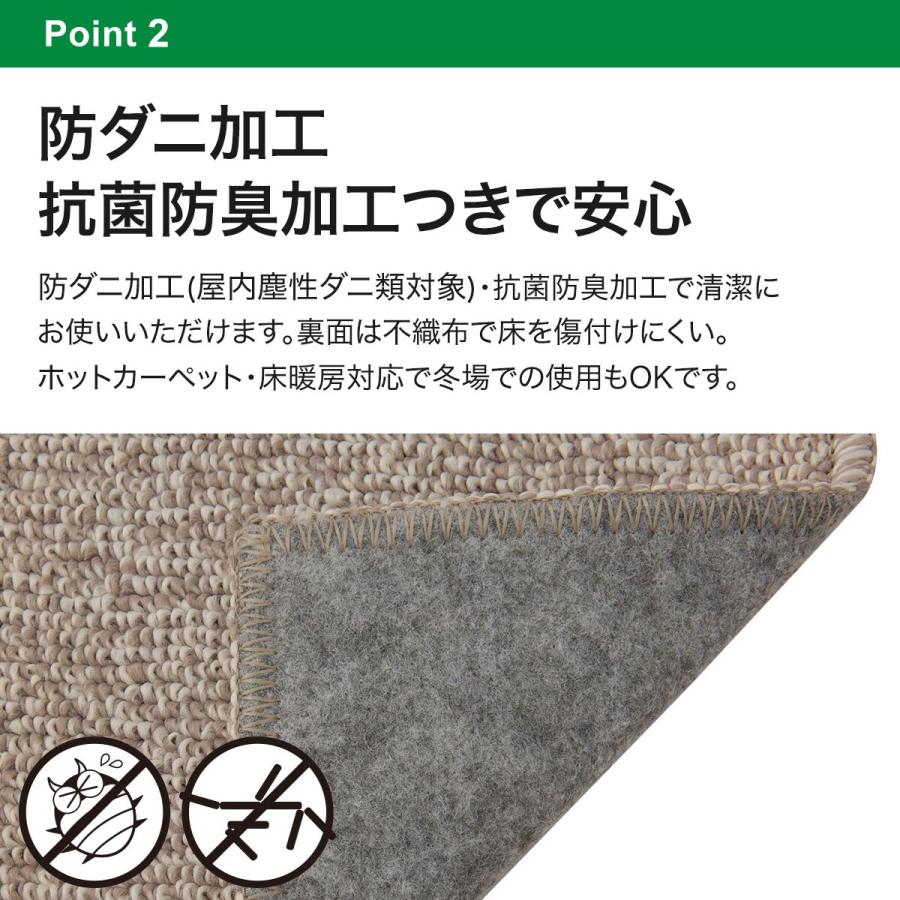 ニトリ（NITORI） 防音・防炎・抗菌防臭・防ダニカーペット(N