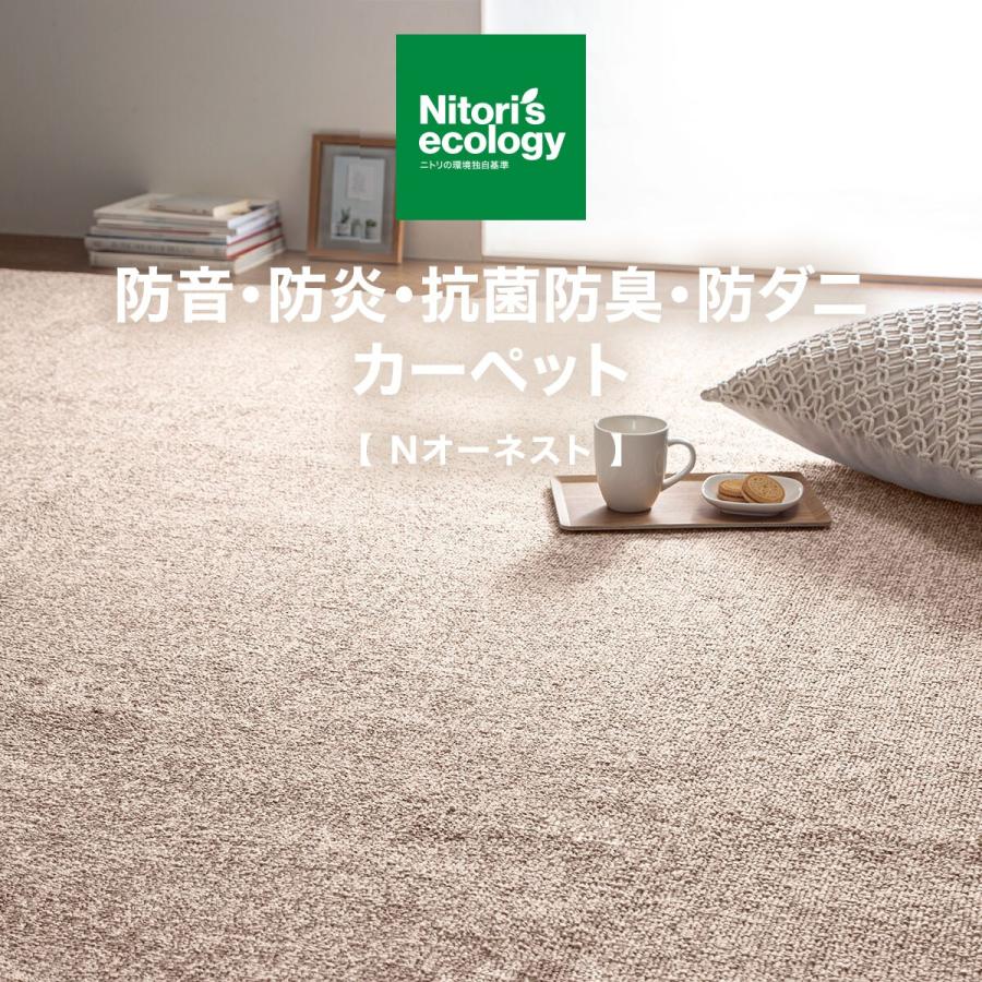 ニトリ（NITORI） 防音・防炎・抗菌防臭・防ダニカーペット(N