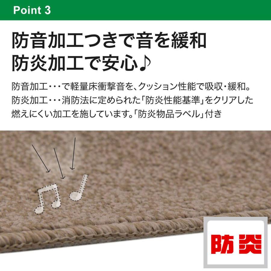 ニトリ（NITORI） 防音・防炎・抗菌防臭・防ダニカーペット(N