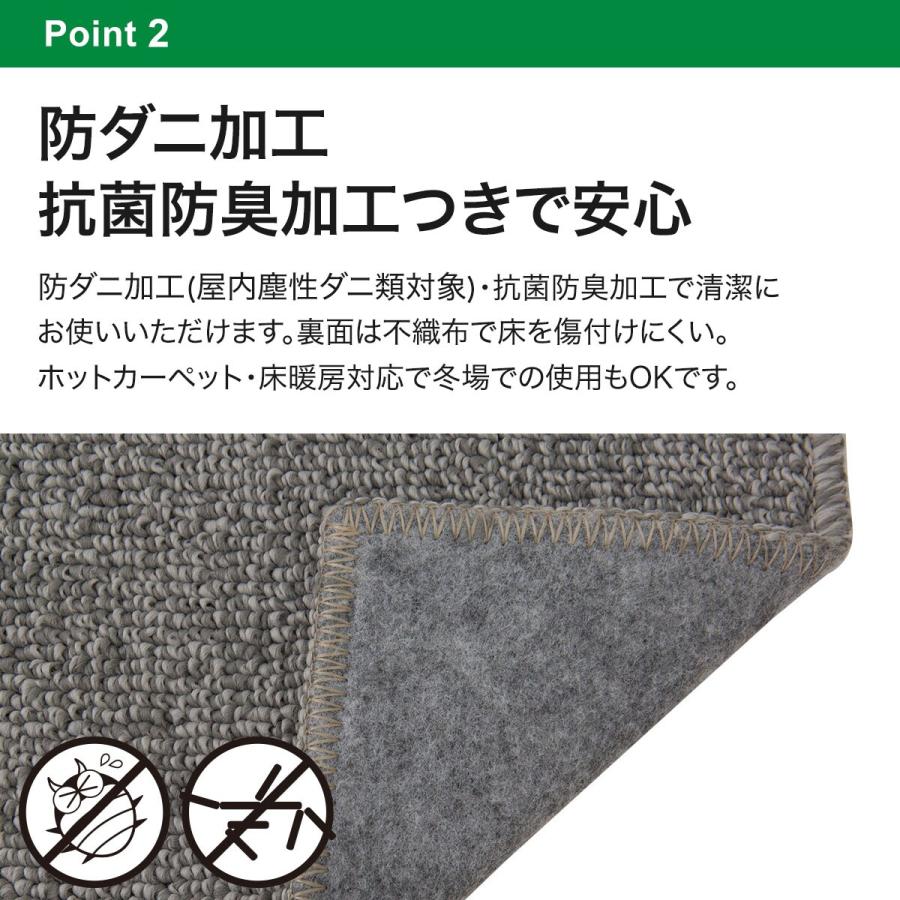 ニトリ（NITORI） 防音・防炎・抗菌防臭・防ダニカーペット(N