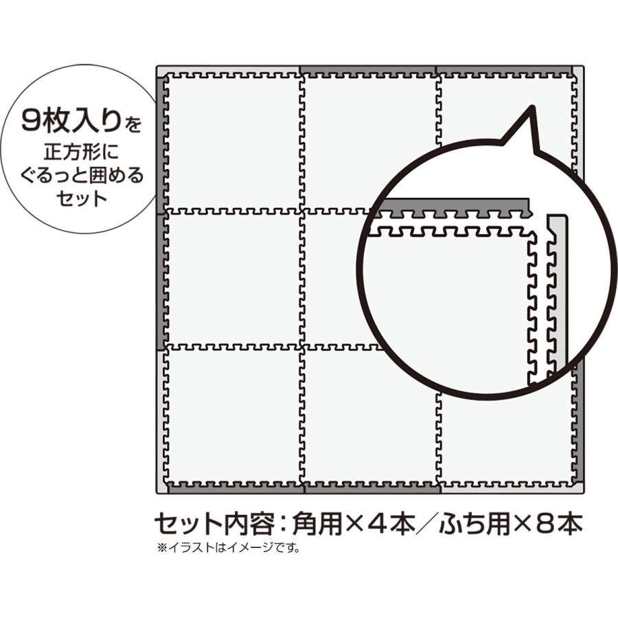洗える やわらか起毛のジョイントマット 30cm用フチ Nウォッシュiv フチ30cm ニトリ 1年保証 玄関先迄納品 ニトリ Yahoo 店 通販 Yahoo ショッピング