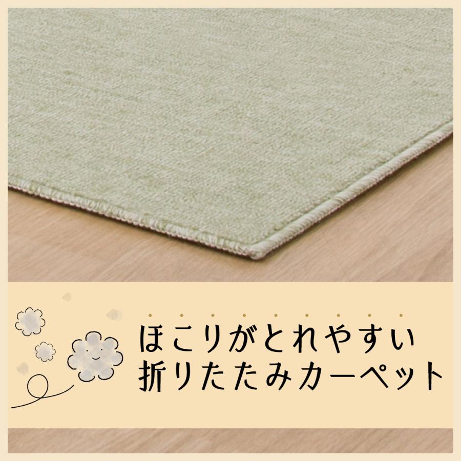 ニトリ（NITORI） ほこりがとれやすい 折りたたみカーペット(GR 4.5帖