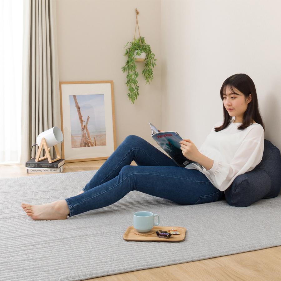 ニトリ（NITORI） レストクッションカバー(ジェノア) 57×48×33cm 綿