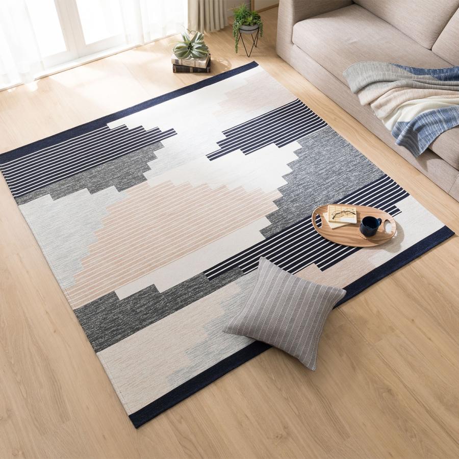 ジャガード織りラグ ジオステアo 185x185 ニトリ 玄関先迄納品 1年保証 ニトリ Yahoo 店 通販 Yahoo ショッピング