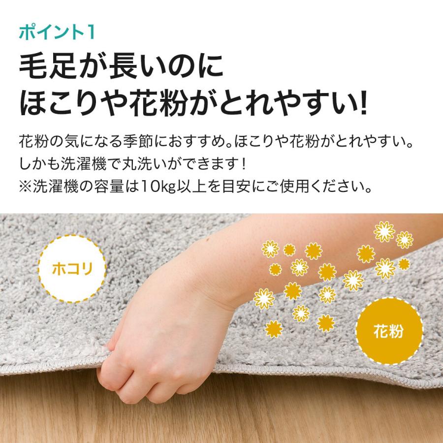 ニトリ ほこりが取れやすい洗えるラグ(130R LGYSR002) : ニトリ Yahoo
