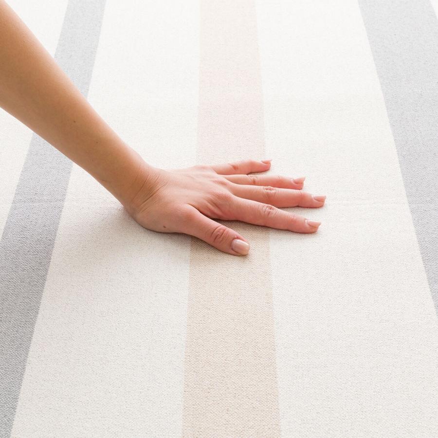 ニトリ（NITORI） シェニール風 ボーダーラグ(Nボーダー 200X240cm