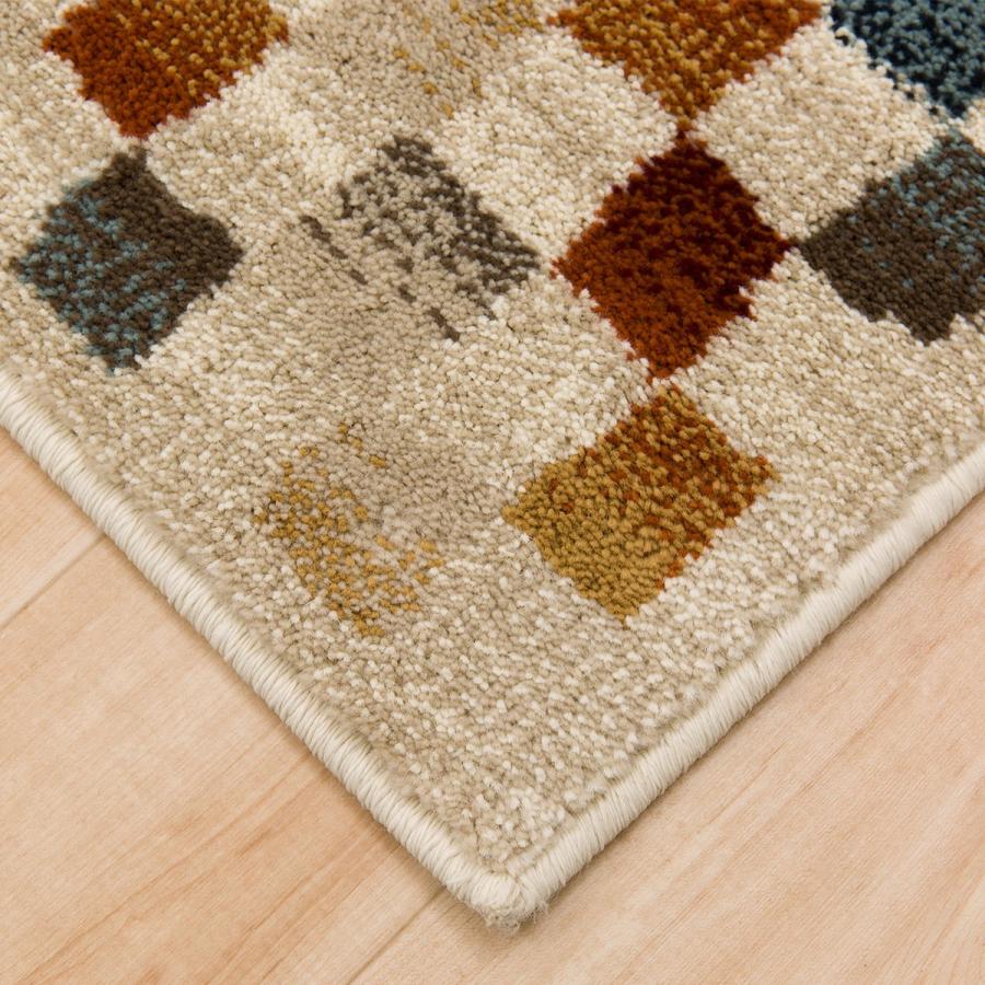 ニトリ（NITORI） アクセントラグ(タマライ BE 200X285) 柄物