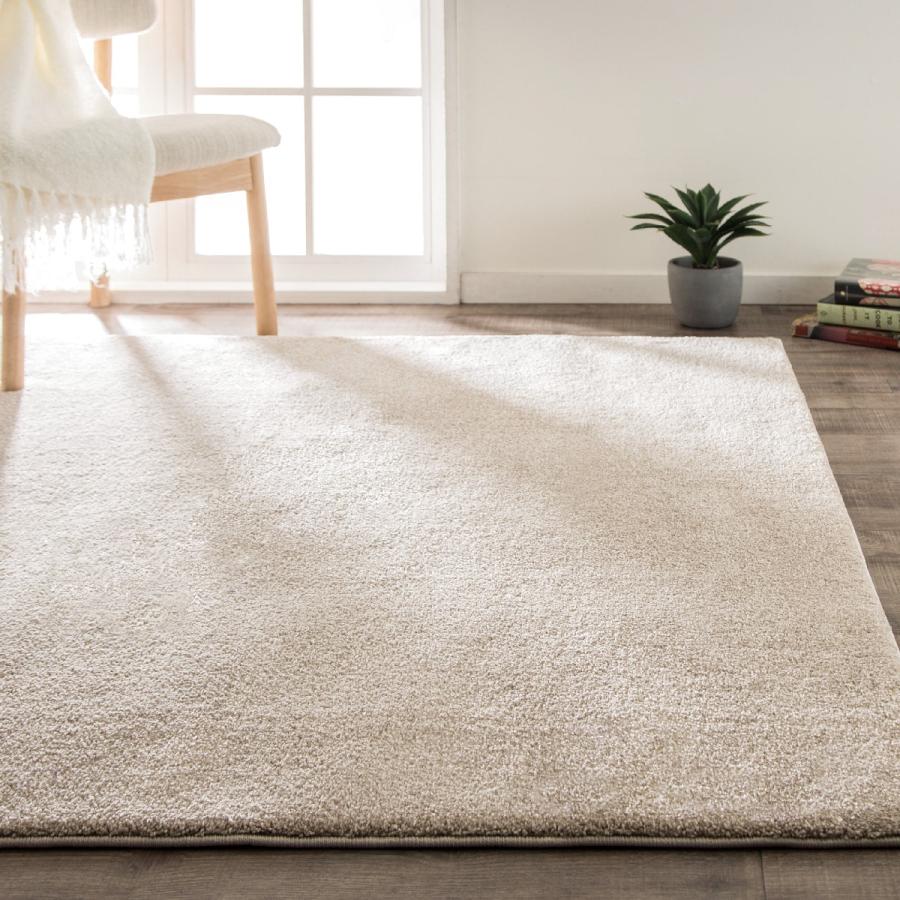 【新品未使用】ニトリ　アクセントラグ　NウィンザBE 133×190 ニトリ（NITORI） アクセントラグ( NウィンザBE 133X190) 無地