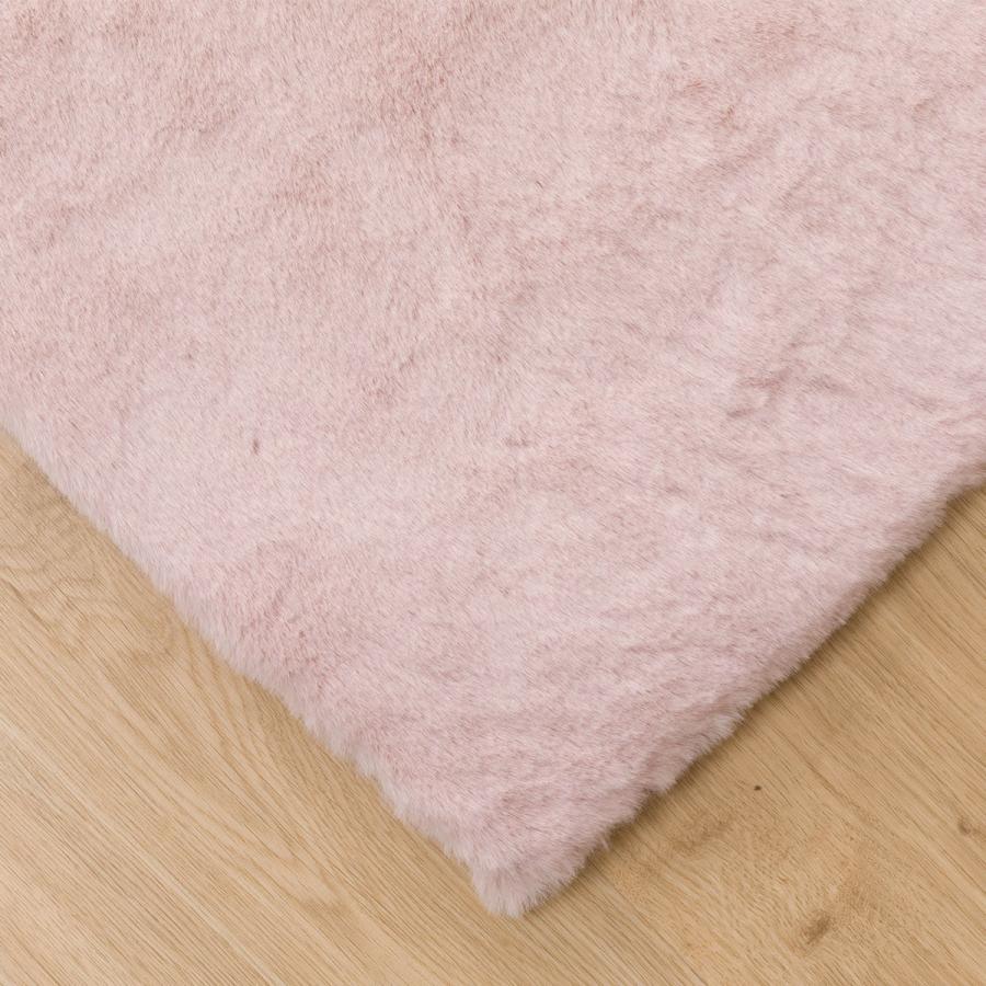 ニトリ アクセントラグ(ウサギラグ3 100X140 RO US04) 無地