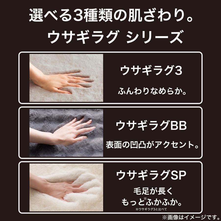 ニトリ（NITORI） アクセントラグ(ウサギラグSP 100X140 IV ZG03