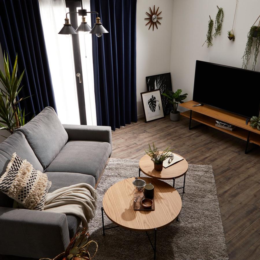 ニトリ　カーテン　パレット2(ネイビー)新品未使用　100✖️110 2点 遮光1級・防炎・50サイズカーテン(パレット2 ネイビー 100X200X2