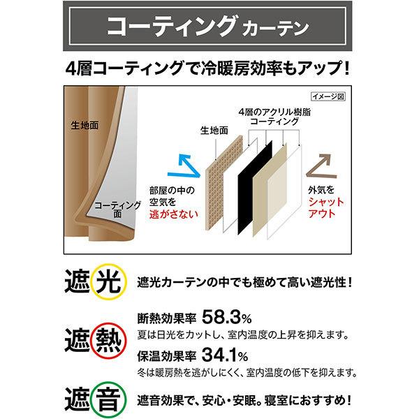 遮光1級・遮熱・遮音カーテン(ポワン アイボリー 100X135X2) ニトリ 遮光1級・遮熱・遮音カーテン(ポワン アイボリー 100X135X2) ニトリ