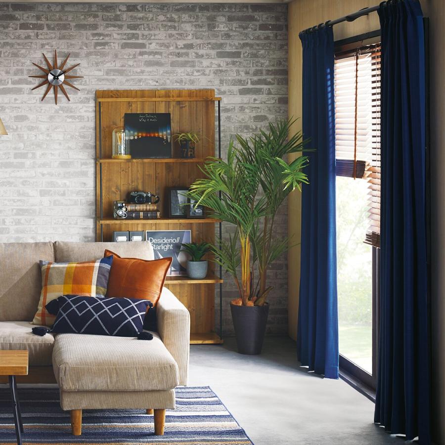 ニトリ（NITORI） 遮光1級・防炎カーテン(パレット2 ネイビー