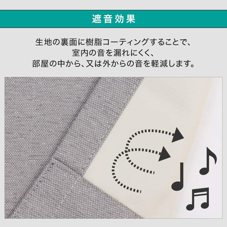 ニトリ（NITORI） 遮光1級・遮熱・遮音カーテン(ディナ グレー