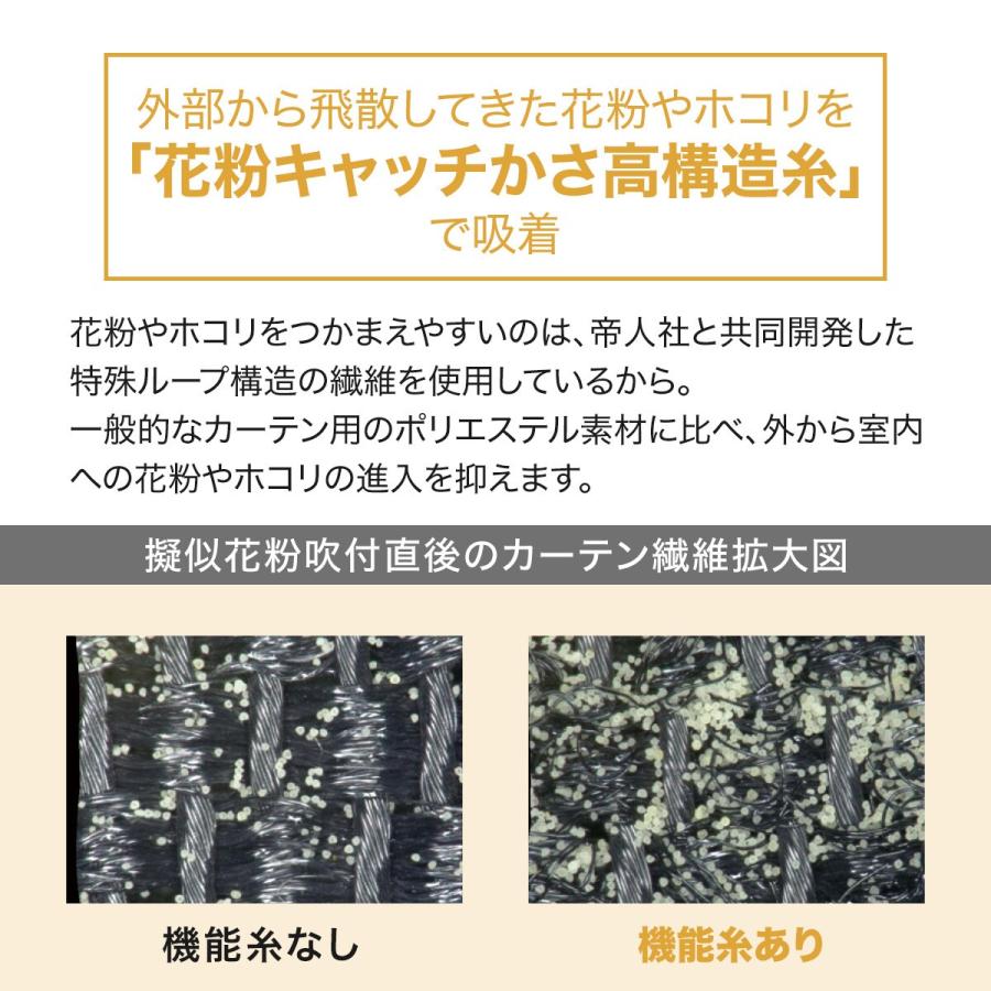 ニトリ（NITORI） PM2.5対策・遮熱・遮像レースカーテン(キャッチC