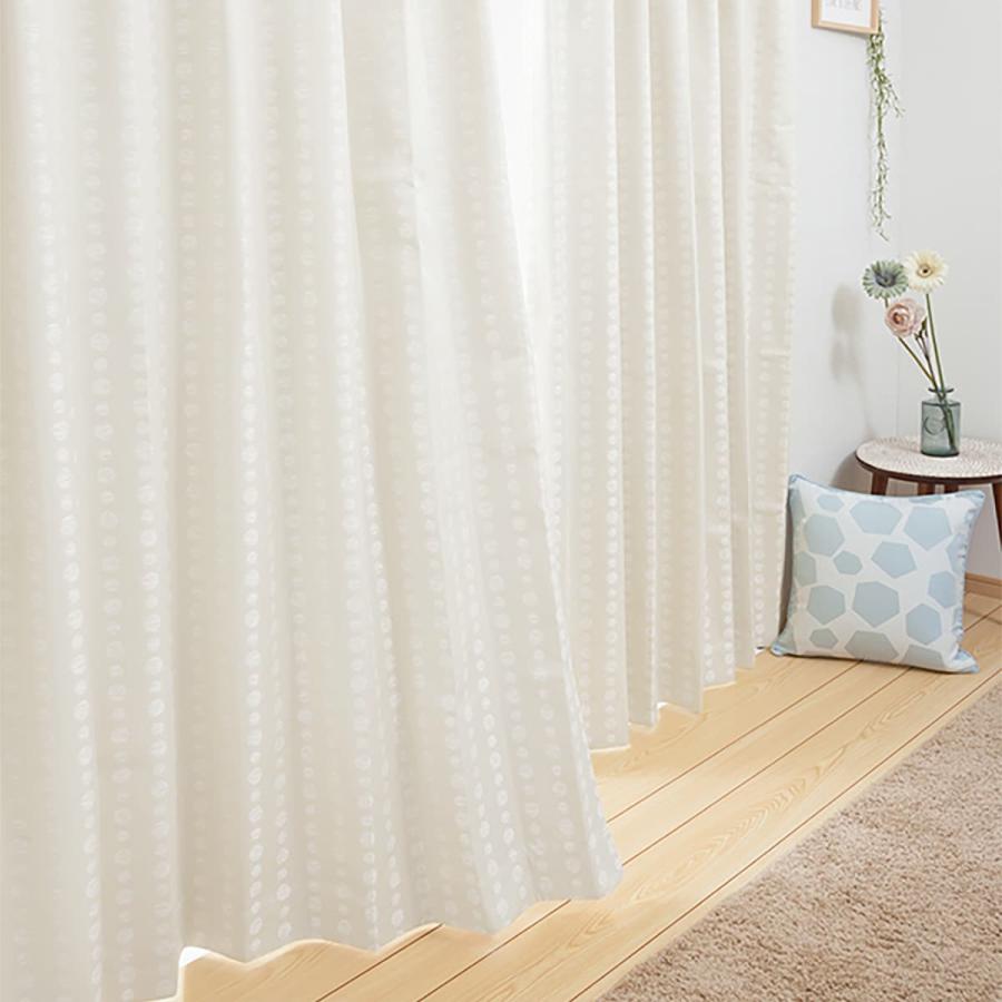 遮光1級 遮熱 遮音カーテン ポワン アイボリー 100x110x2 ニトリ 1年保証 玄関先迄納品 ニトリ Yahoo 店 通販 Yahoo ショッピング