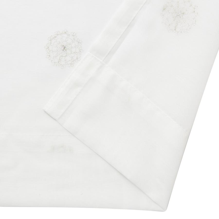 ニトリ（NITORI） レースカーテン(ドイリー アイボリー100X108X2