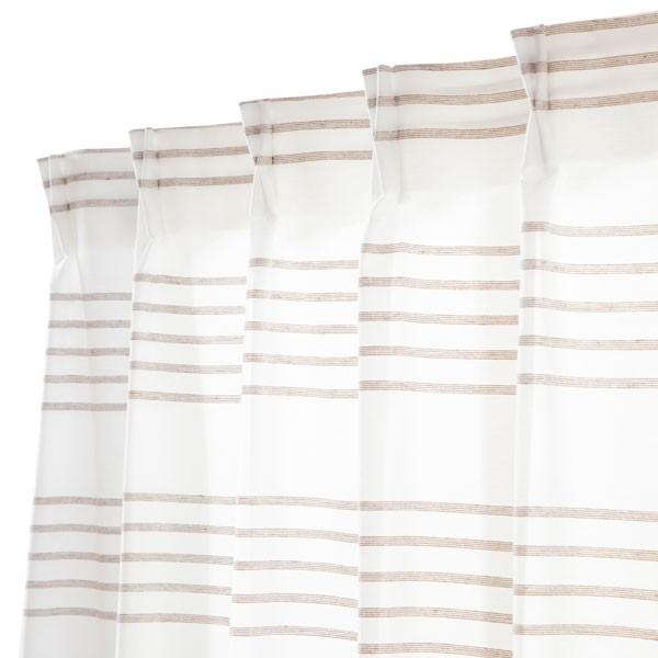 遮熱レースカーテン リネア ブラウン 100x138x2 ニトリ 1年保証 玄関先迄納品 ニトリ Yahoo 店 通販 Yahoo ショッピング