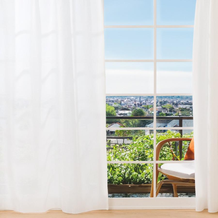 NITORI 遮光カーテン/レース 幅150×丈230cm x2 遮光1級・遮熱カーテン（無地・ホワイト）150×230×2 | ニトリ