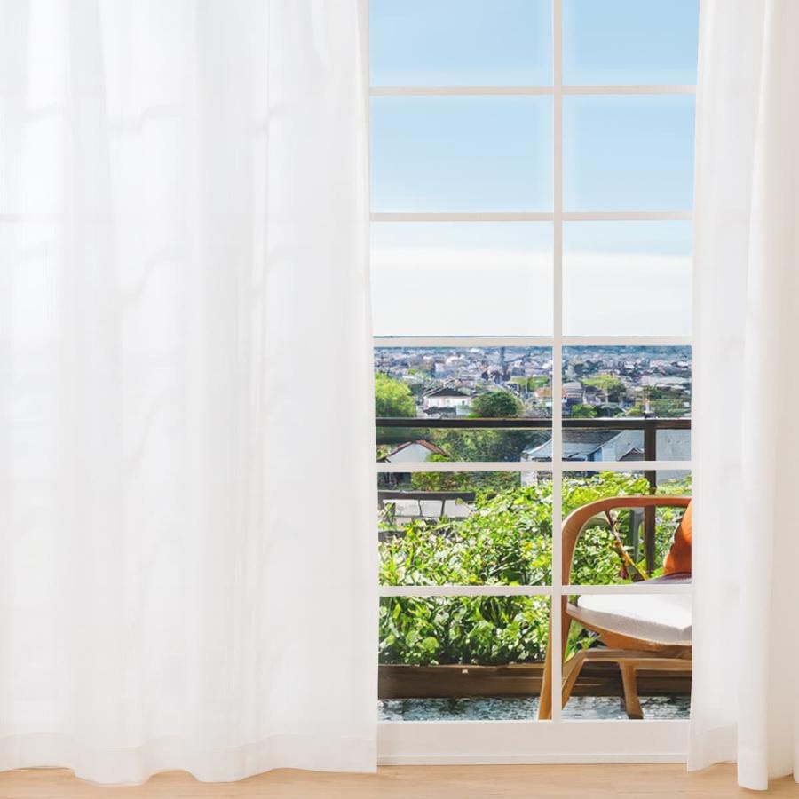 ニトリ（NITORI） 遮熱・ミラー・抗カビレースカーテン(エコオアシス