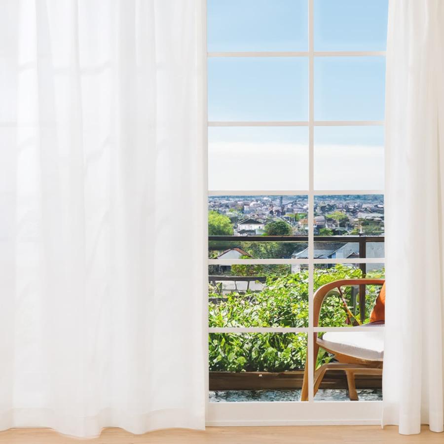 ニトリ （1枚入り）遮熱・遮像レースカーテン(アラン 100X198X1) 1枚