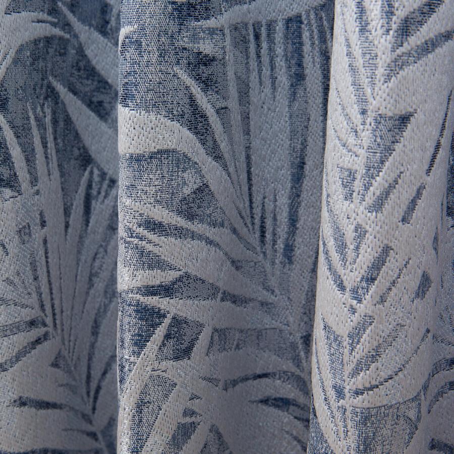 ニトリ（NITORI） 裏地付き遮光2級・遮熱カーテン(RK007 ブルー