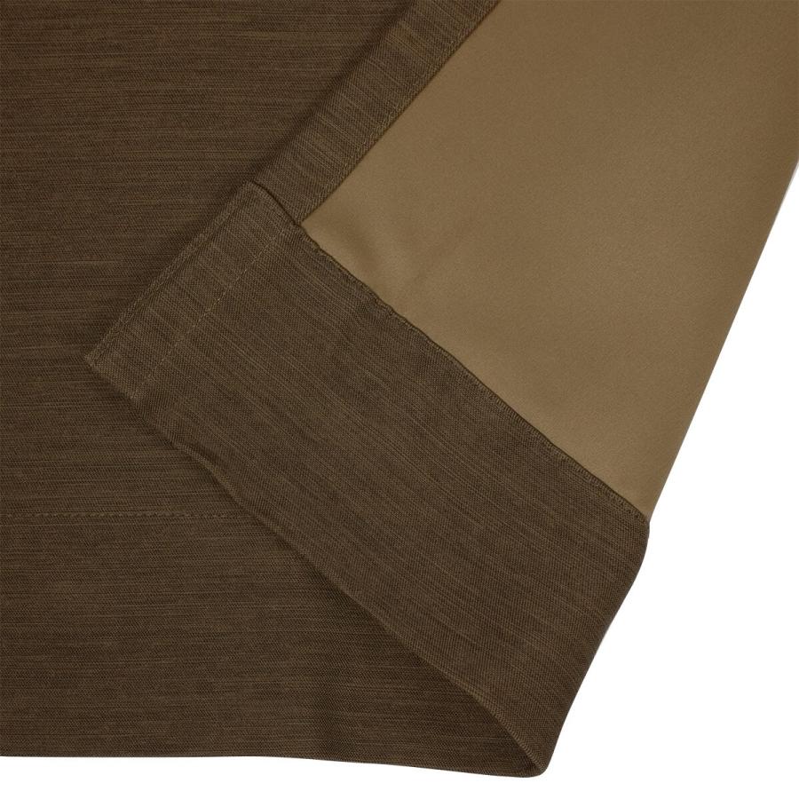 ニトリ 遮光1級・防炎カーテン(パレット2 ブラウン 100X215X2) 2枚