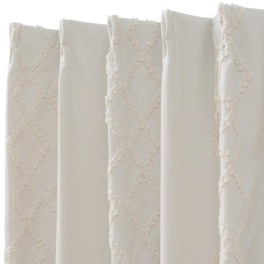 ニトリ 裏地付き遮光2級・遮熱カーテン(ヨナ 100X110X2) 2枚 両開き