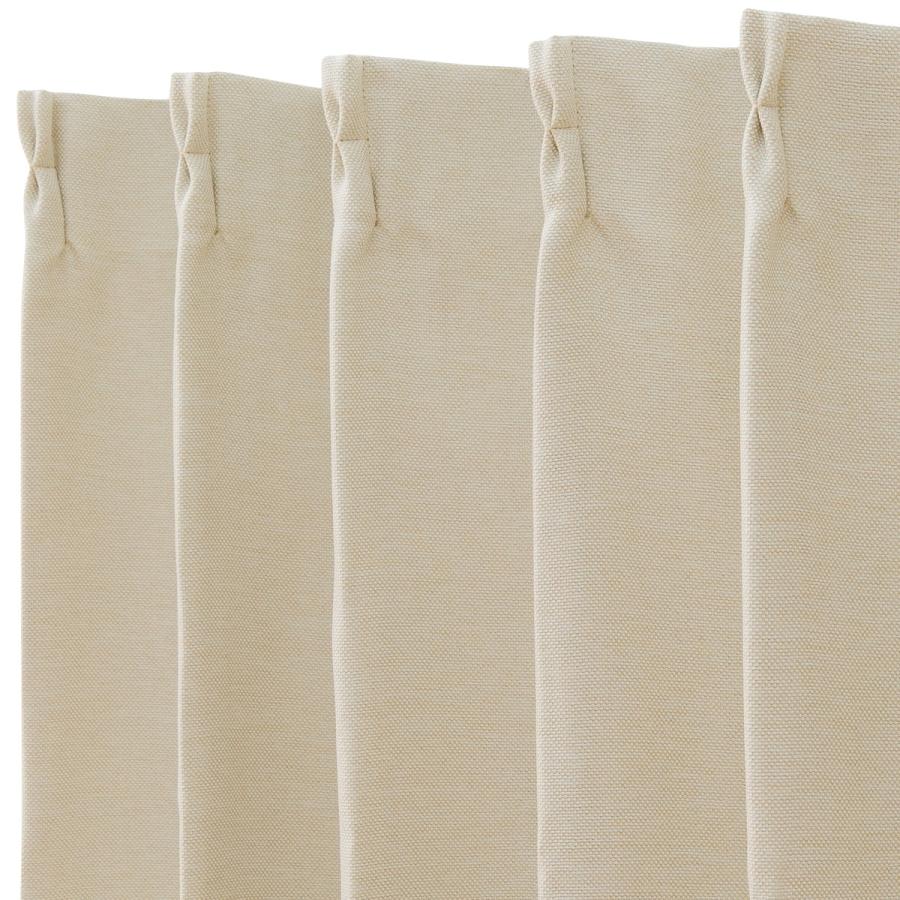 ニトリ 遮光1級・遮熱カーテン アイボリー 150x225cm 2枚セット ニトリ 遮光1級・遮熱・遮音カーテン(リラ アイボリー 100X200X2