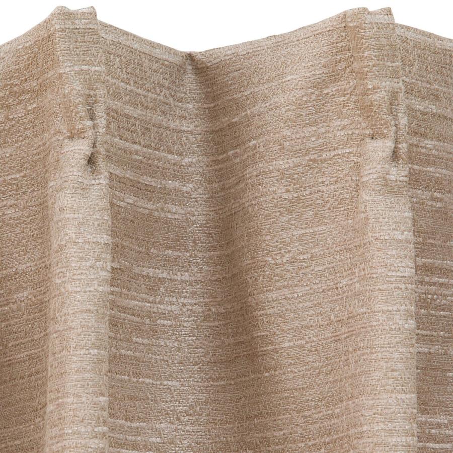 ニトリ裏地付き遮光2級・遮熱カーテン　ベージュ　縦130cm,横144cm両開き ニトリ裏地付き遮光2級・遮熱カーテン ベージュ 縦130cm,横144cm