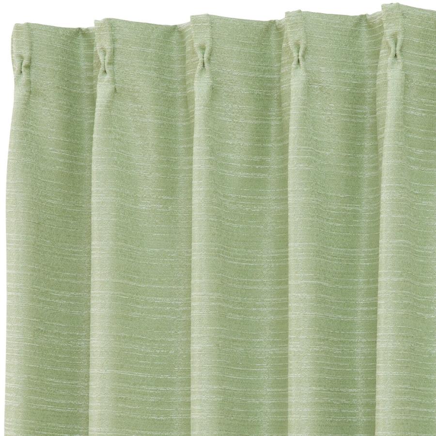 ニトリ（NITORI） 裏地付き遮光2級・遮熱カーテン(RK022 グリーン