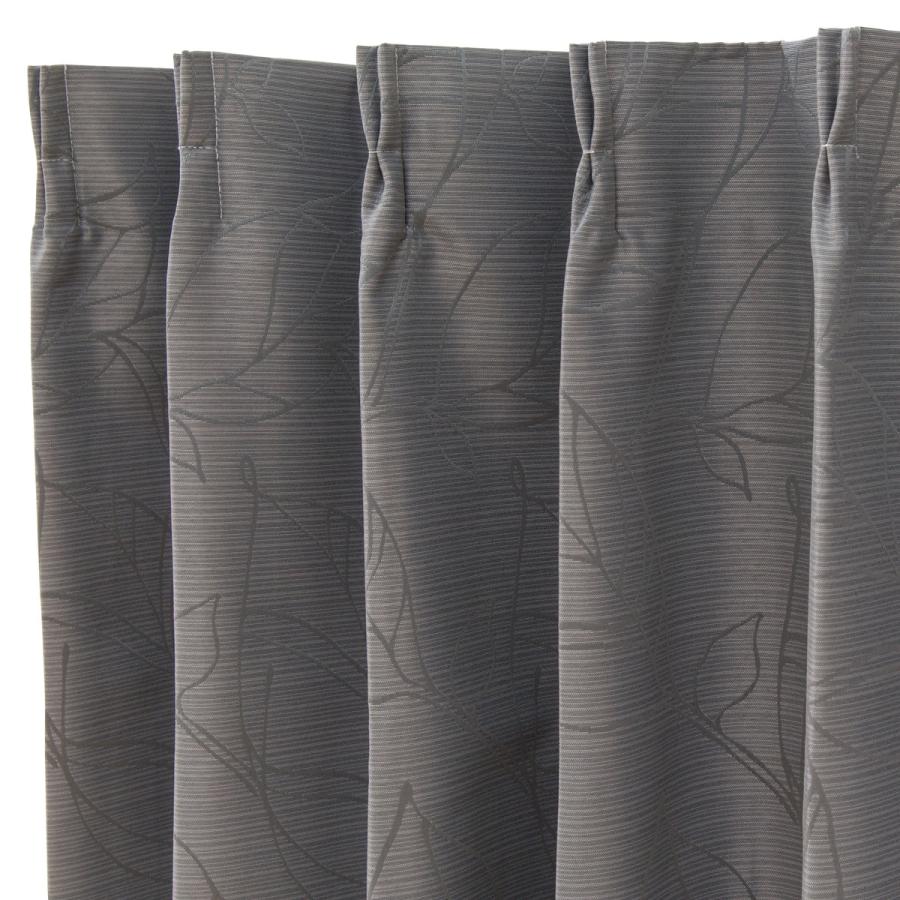 ニトリ カーテン リラグレー(100×178×4枚) 遮光1級・遮熱・遮音カーテン(リラ グレー 100X110X2) | ニトリ