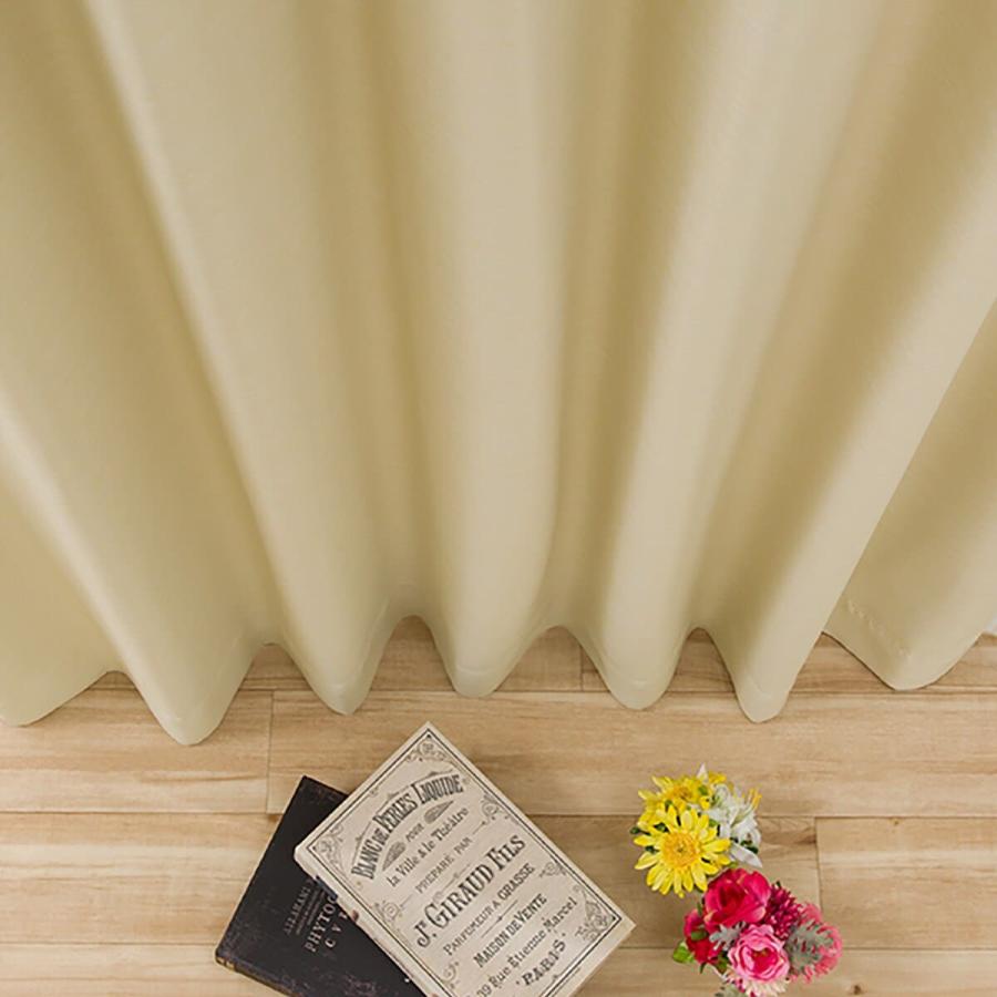 ニトリ防炎カーテン　ベージュ ニトリ（NITORI） 遮光3級・防炎カーテン(パレット3 ベージュ