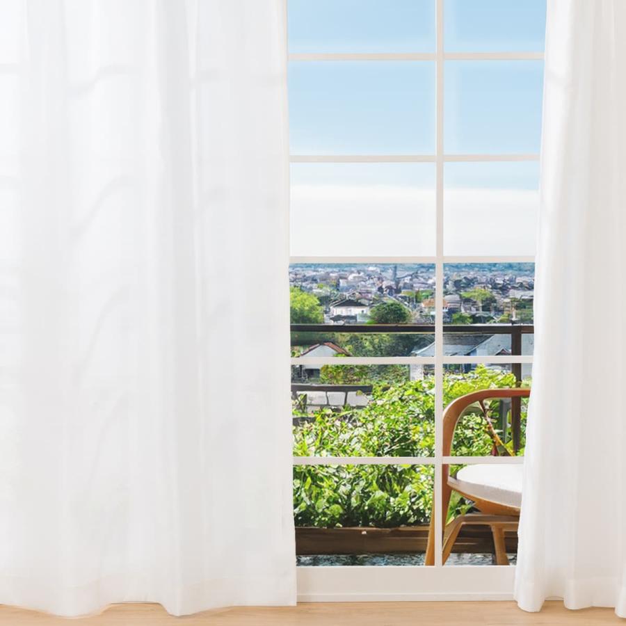 ニトリ（NITORI） （1枚入り）採光・遮熱・遮像レースカーテン(エコ