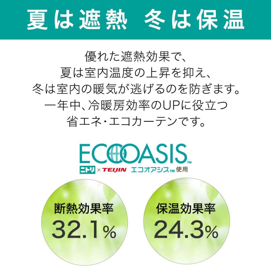 ★(しずく！)おまとめ購入5点！ ニトリ （1枚入り）遮熱・ミラーレースカーテン(シズク ホワイト