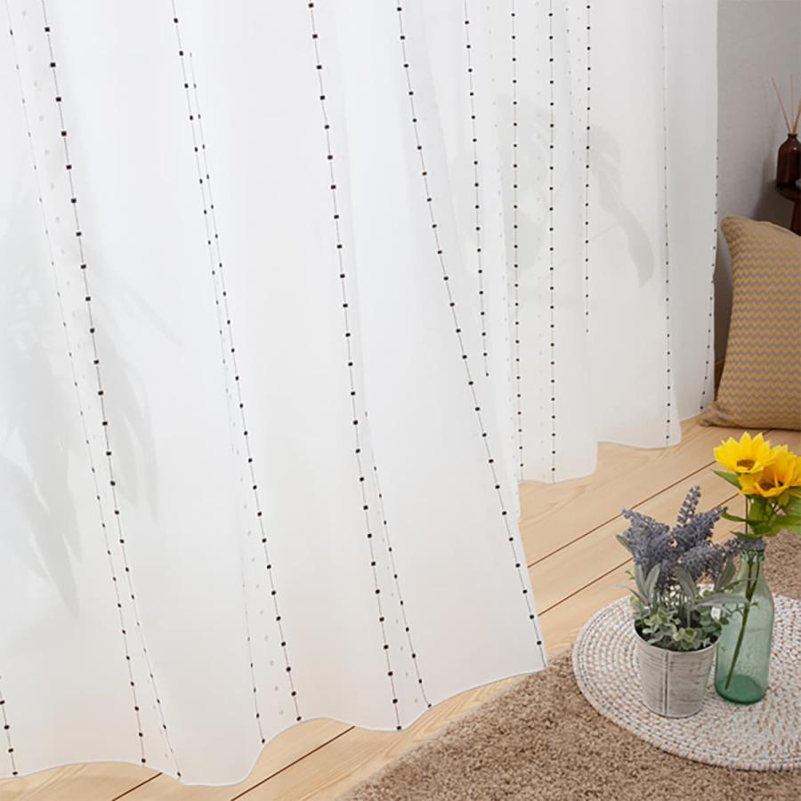 1枚入り レースカーテン ミーティア ブラウン 150x228x1 ニトリ 玄関先迄納品 ニトリ Yahoo 店 通販 Yahoo ショッピング