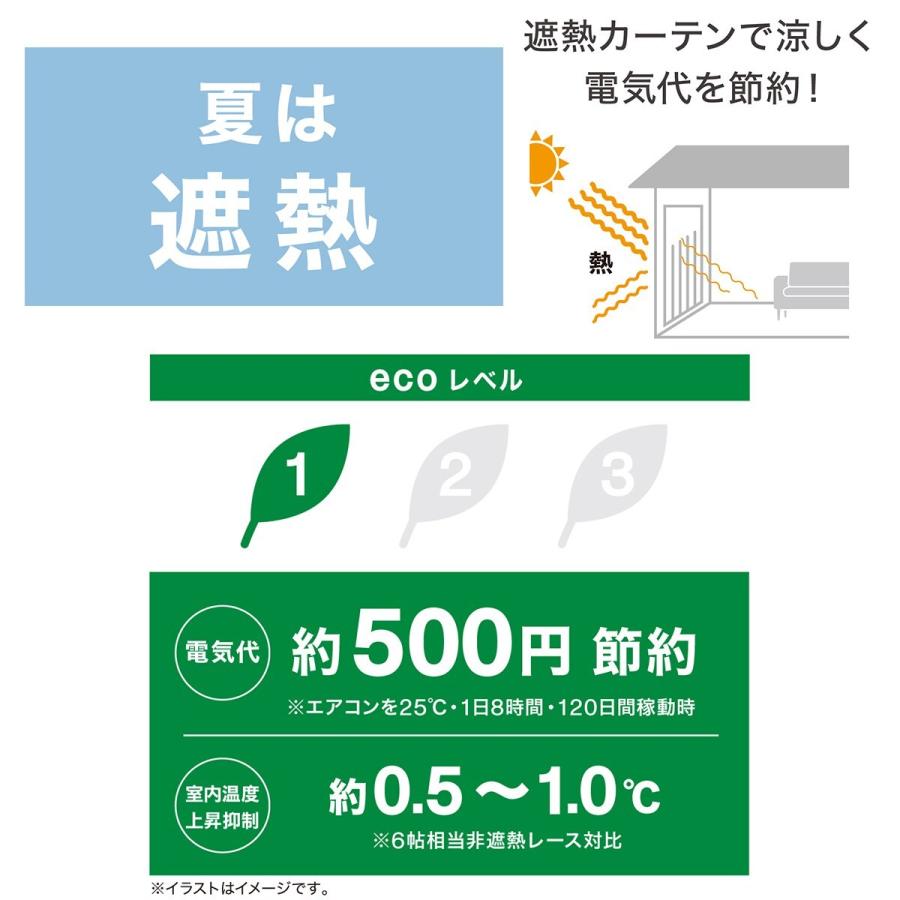 採光 遮熱 遮像レースカーテン エコナチュレボーダー100x1x2 ニトリ 1年保証 玄関先迄納品 ニトリ Yahoo 店 通販 Yahoo ショッピング