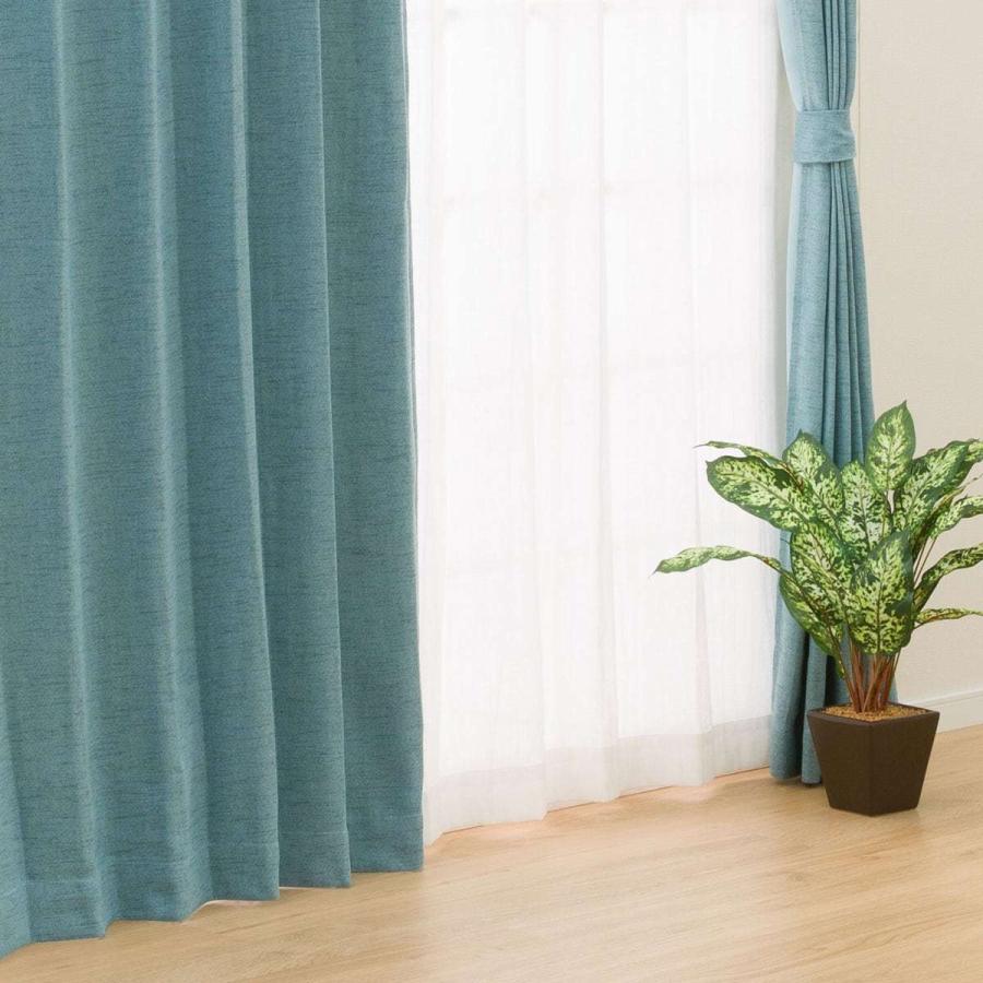 1枚入り 遮光2級カーテン エスト ターコイズブルー 100x135x1 ニトリ 玄関先迄納品 ニトリ Yahoo 店 通販 Yahoo ショッピング