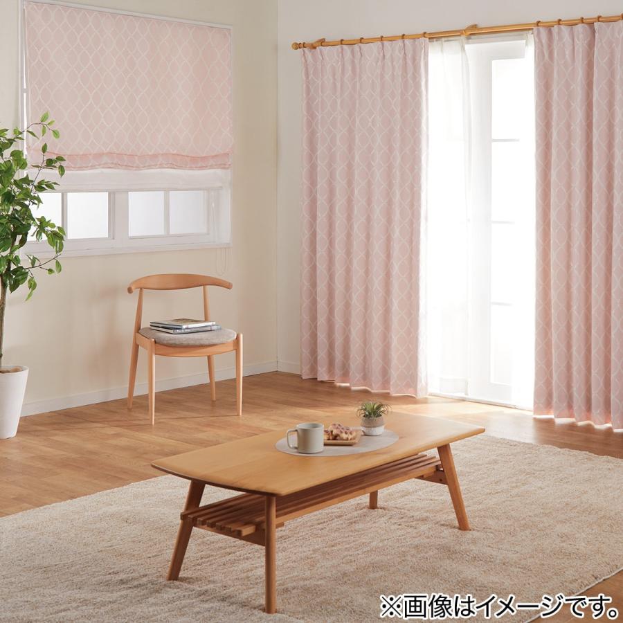 カーテン　裏地付き（大２枚、小２枚） ニトリ 裏地付き遮光2級・遮熱カーテン(パターン2 グレー