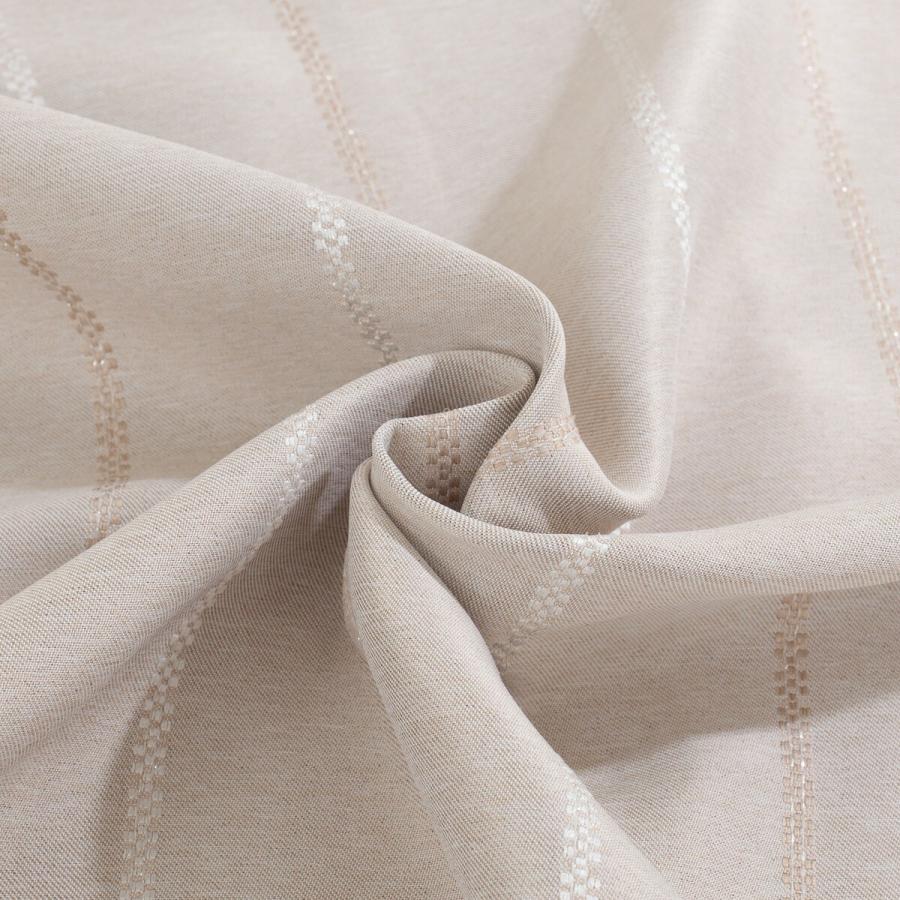 ニトリ　ドレープカーテン ベージュ 裏地付き 幅100×丈110cm ×2枚 裏地付き遮光2級・遮熱ジャカードカーテン(RK007 ベージュ