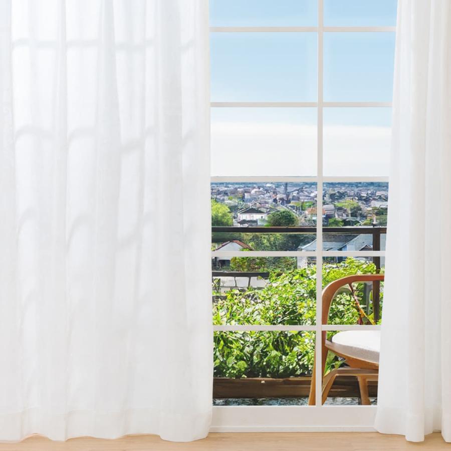 ニトリ（NITORI） 遮熱・防炎・遮像レースカーテン(ホノカ 100X108X2