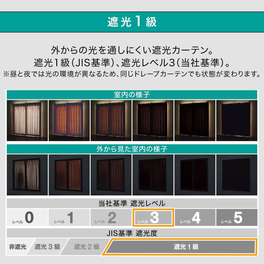 ニトリ（NITORI） 遮光1級・遮熱・消臭カーテン(アクト ダークイエロー