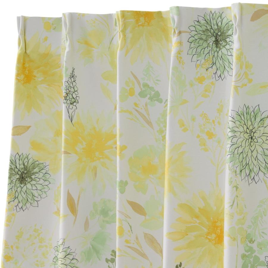 ニトリ（NITORI） （1枚入り）遮光2級・遮熱カーテン(RD046 イエロー