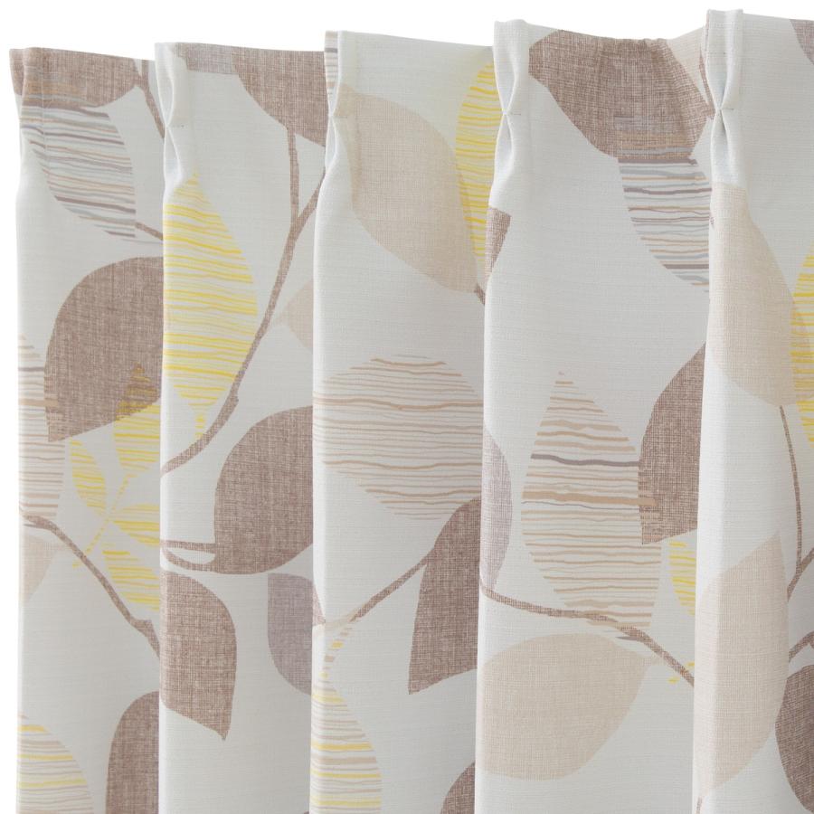 ニトリ 遮光2級・遮熱カーテン(フェンリル ブラウン 100X110X2) 2枚