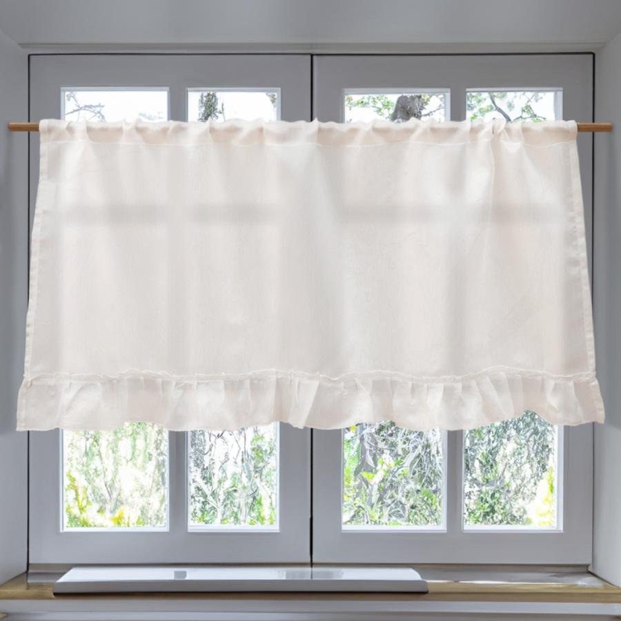 カフェカーテン エコナチュレpフリル 100x45 ニトリ 玄関先迄納品 1年保証 ニトリ Yahoo 店 通販 Yahoo ショッピング